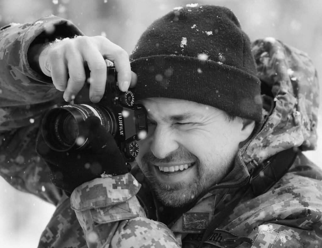 На фронті загинув військовий фотограф Арсен Федосенко