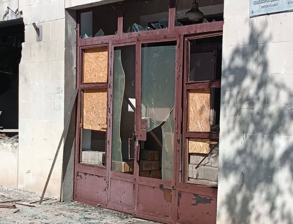 Росіяни атакували дроном будинок культури у Херсонській області