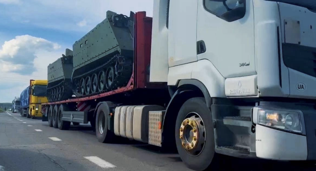 «Украинская бронетехника» поставила для Объединенной штурмовой бригады Нацполиции «Лють» бронетранспортеры М113