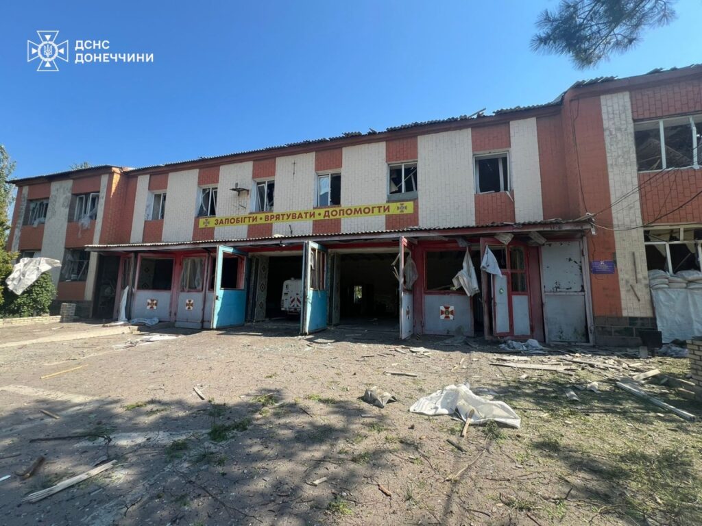 Росіяни знищили у Торецьку пожежно-рятувальну частину