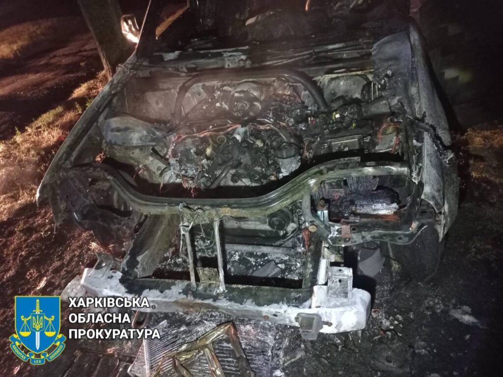 Працювали за вказівкою спецслужб РФ: у Харкові двоє чоловіків підпалили авто військового
