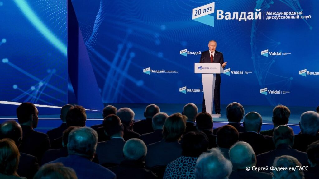 Путін виступив на засіданні дискусійного клубу “Валдай”: що говорив про Україну, США та ситуацію всередині Росії