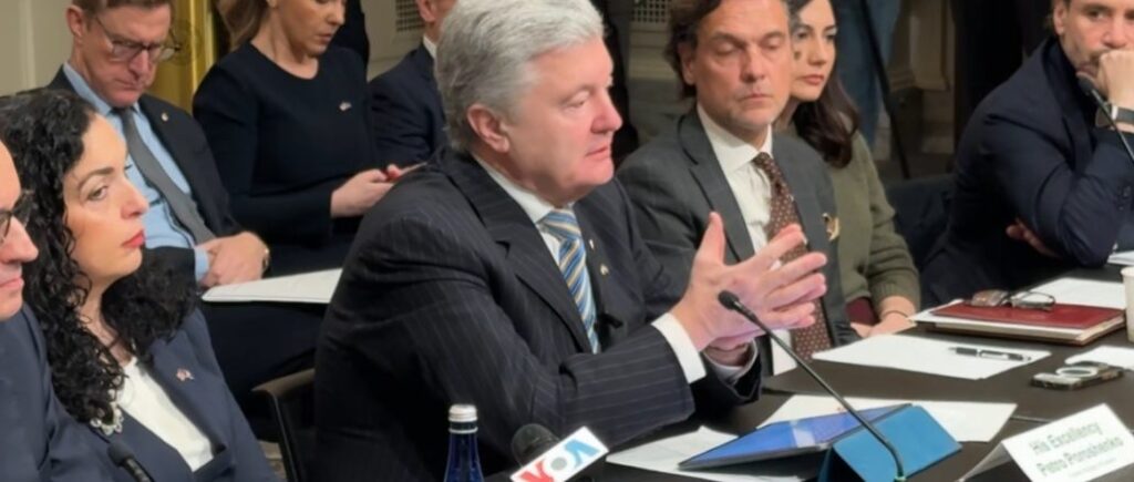 Мужність важливіша за страх: Порошенко у Вашингтоні закликав республіканців підтримати переможну стратегію для України