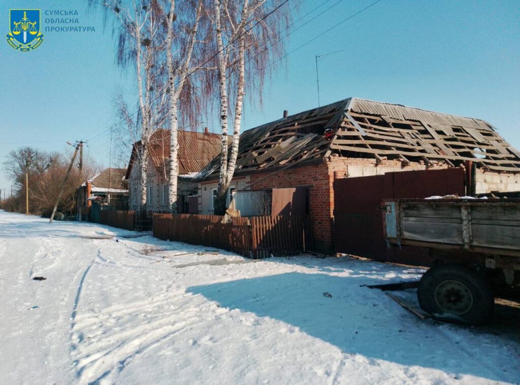 На Сумщині через російські обстріли загинула людина, ще п’ятеро отримали поранення