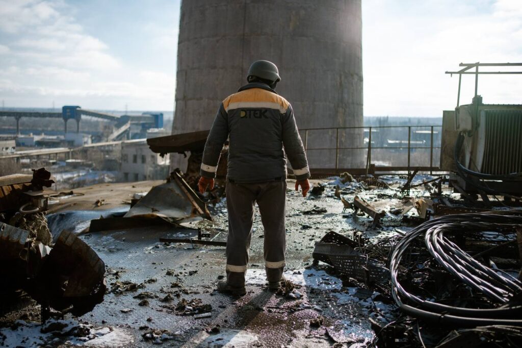 Russia continues attacks on energy sector: DTEK TPP attacked