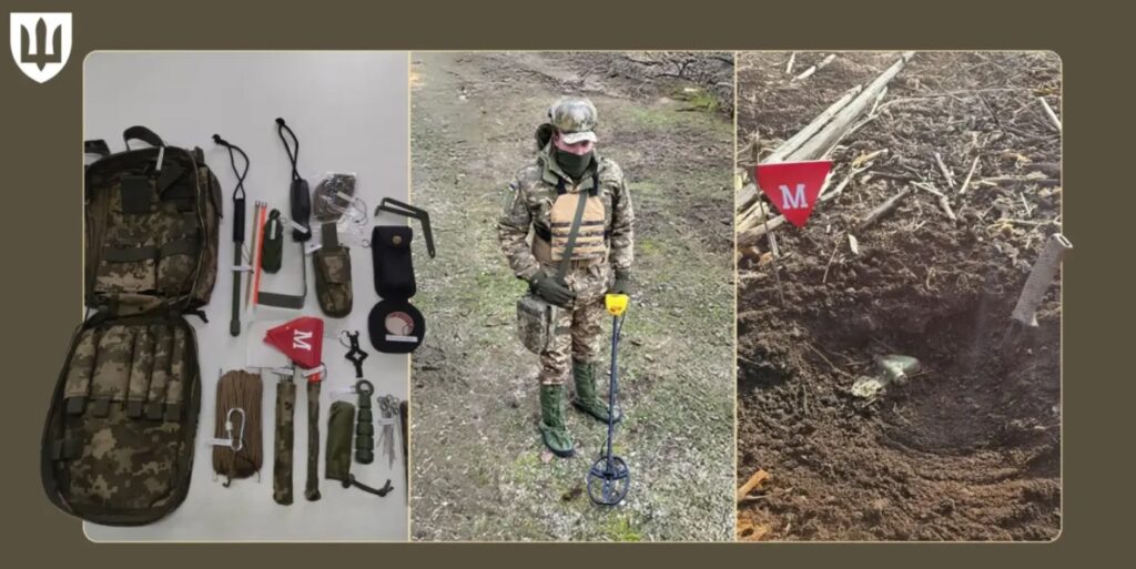На озброєнні ЗСУ з’явився індивідуальний набір для розмінування: що він містить