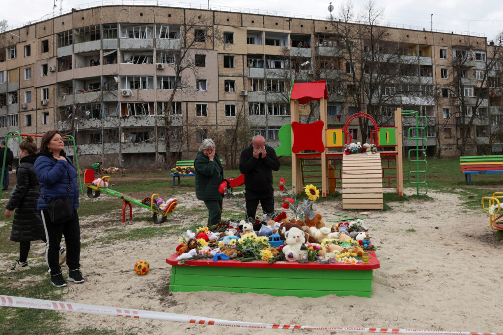 SBU reported suspicions of Russians involved in attack on playground in Kryvyi Rih