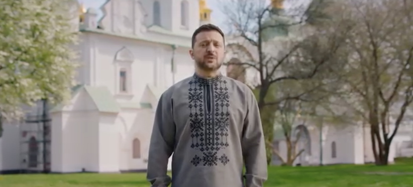 Зеленський привітав українців з Великоднем