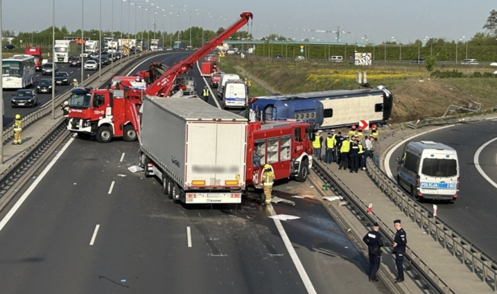 У Польщі сталась подвійна ДТП, багато постраждалих українців