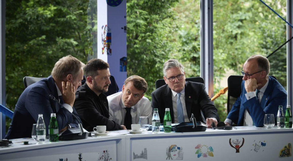 Зеленський та європейські лідери поговорили телефоном з Трампом