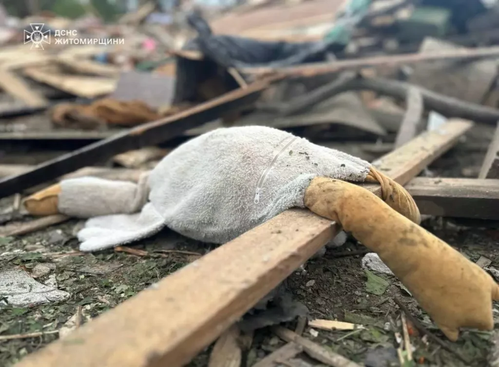 На Житомирщині загинули 3 дитини з однієї сімʼї внаслідок російської атаки