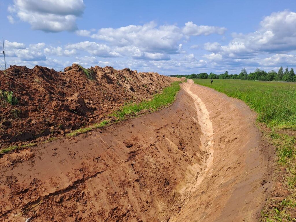 Estonia has begun building a “Baltic Defense Line” on the border with Russia