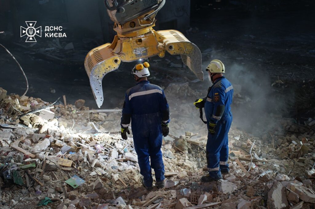 Attack on Kyiv on June 17: Bodies of five more victims found under rubble of destroyed building