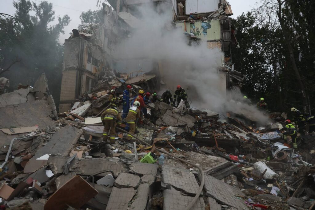 In Kyiv, the number of people injured in the attack has increased to 82 people