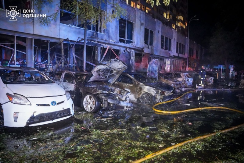 Russia attacked Odessa with drones: one injured and extensive damage