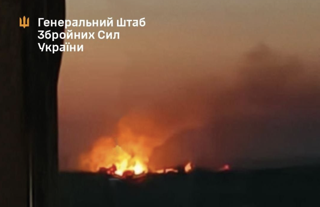 Ukrainian military attacked the Borisoglebsk airfield