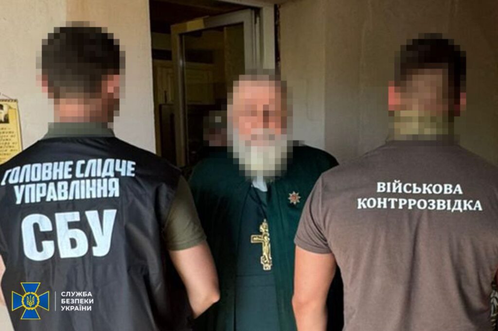 Recruited people during sermons: SBU detained a priest of the UOC-MP for espionage