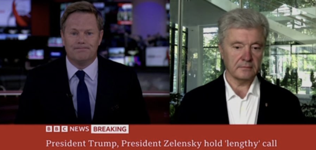 Poroshenko on BBC: Putin, not Ukraine, should make concessions