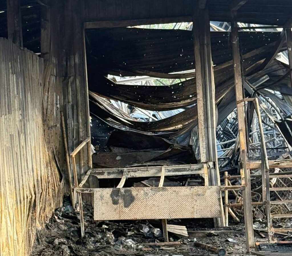 In Kyiv, the Russians completely destroyed a warehouse with humanitarian aid from a Lithuanian organization