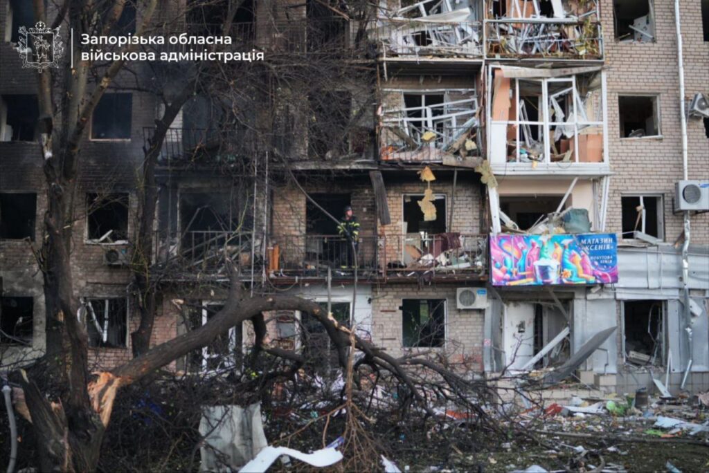Russian army massively attacked Zaporozhye: one person killed, more than 20 injured