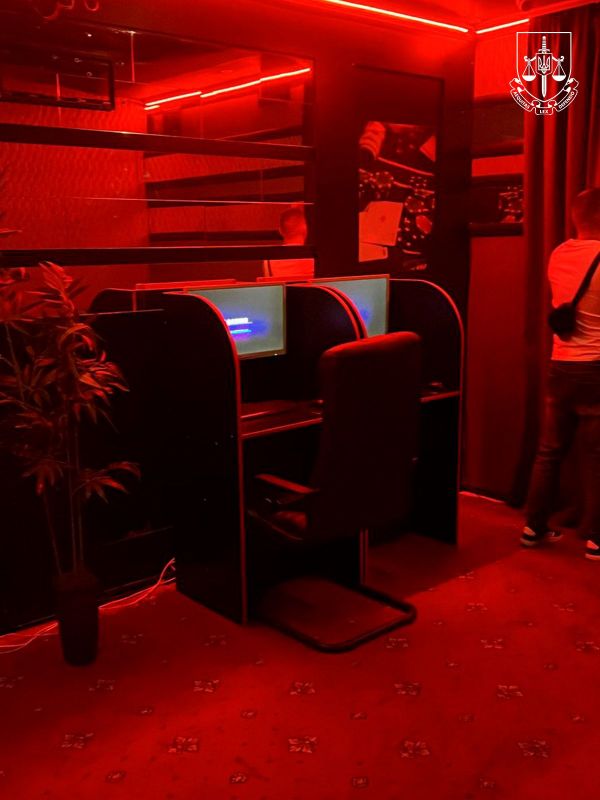A network of illegal gambling establishments was exposed in Kyiv. Photo - Prosecutor General's Office