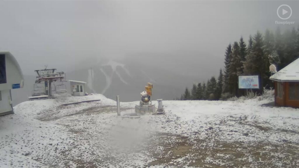 Winter is coming: Bukovel ski resort covered in snow