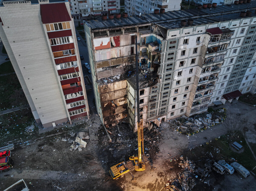 Rocket strike on high-rise building in Uman: two Russian colonels reported suspicious