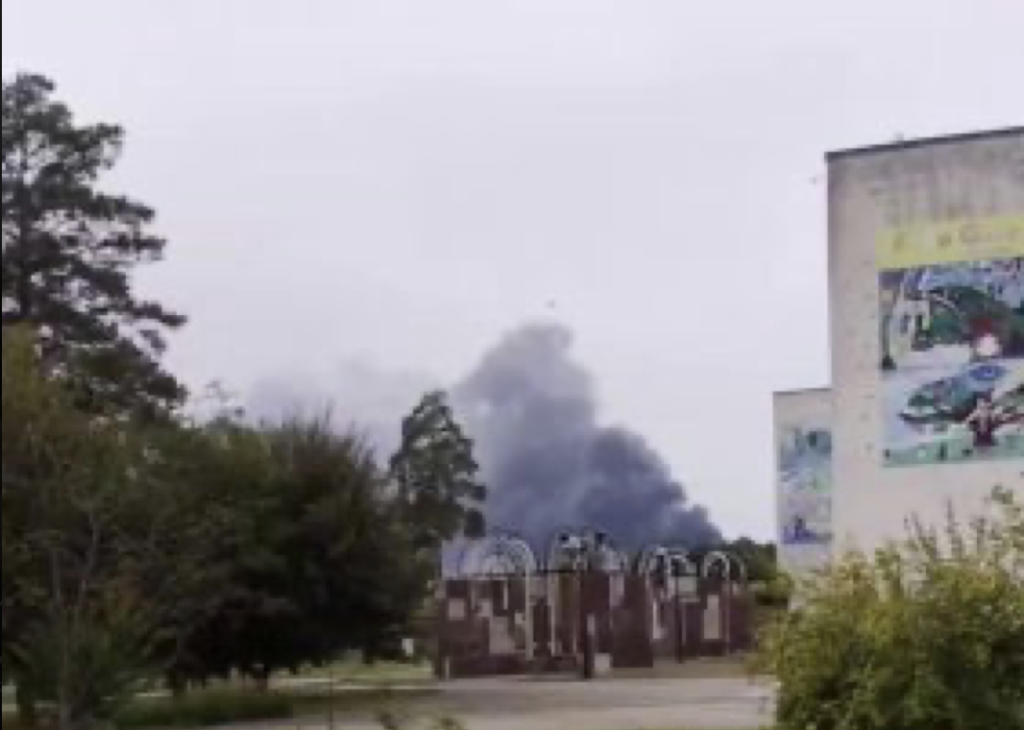 Russians attacked Slavutych: the city was left without power.