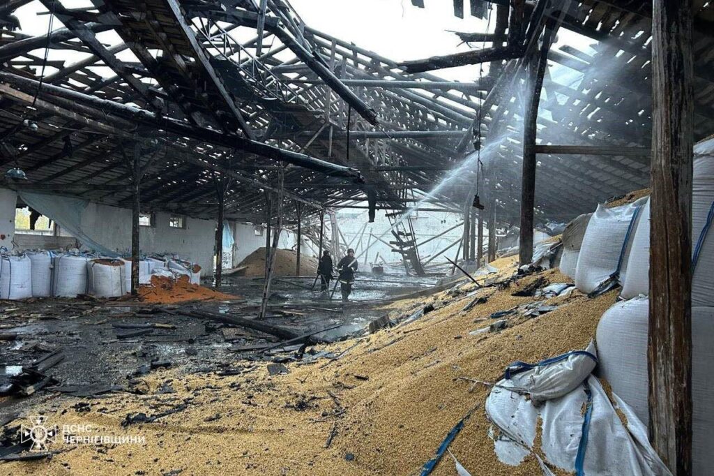 Russia hit Chernihiv region: elevator, house, energy facilities damaged