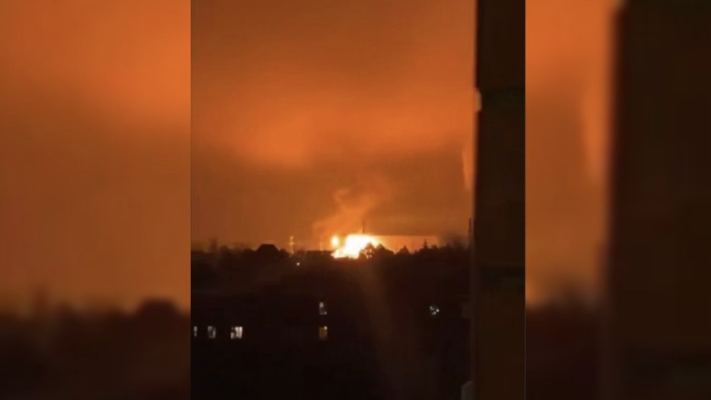 Drones attacked Shaturskaya DRES in Moscow region, Russia