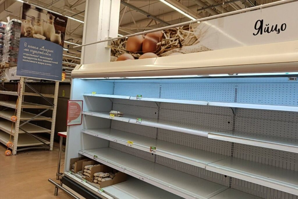 У Красноярському краї РФ зафіксували гострий дефіцит продуктів