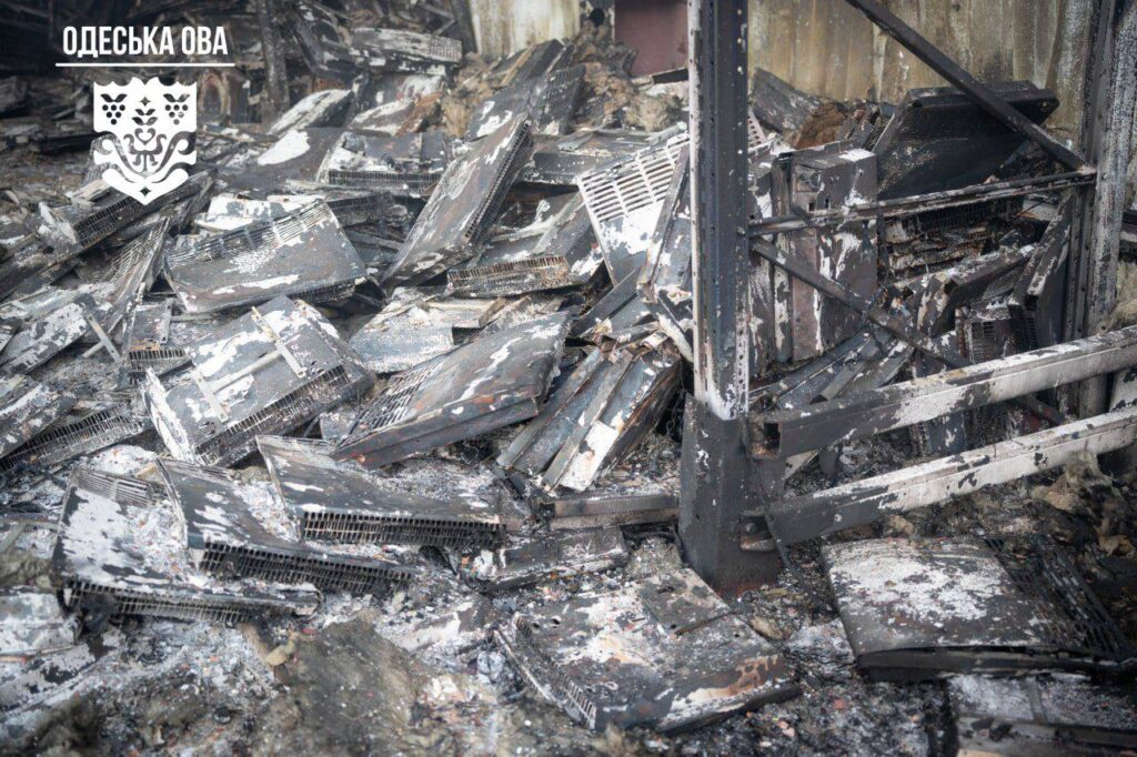 Russians attacked a warehouse with household appliances in the Odessa region