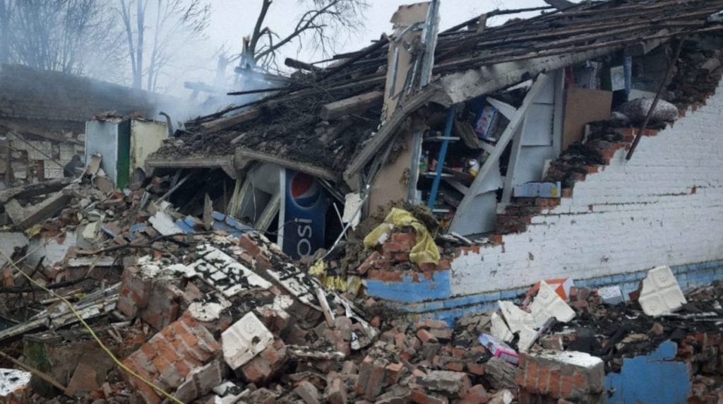Russians dropped a KAB on a store in the Sumy region, killing two people.