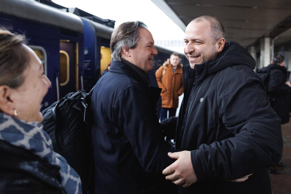 National security advisers from 15 European and NATO countries arrived in Ukraine
