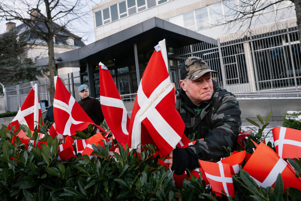 In Denmark, veterans protested near the US embassy over Trump’s statements about Greenland