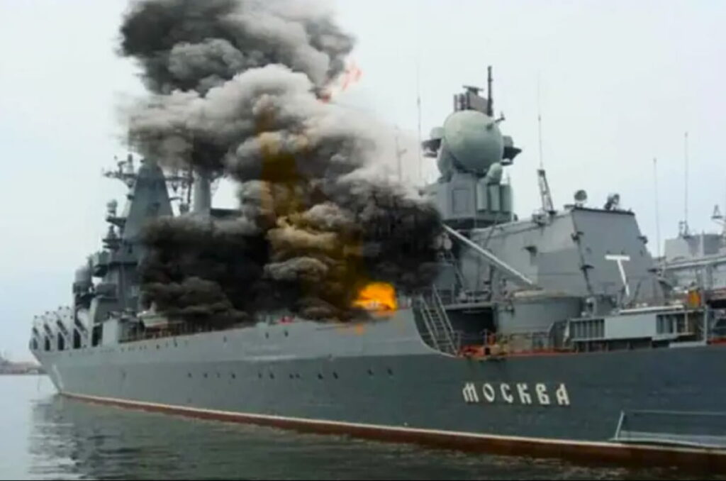Russia admits for the first time that the cruiser Moskva was destroyed by the Ukrainian Armed Forces
