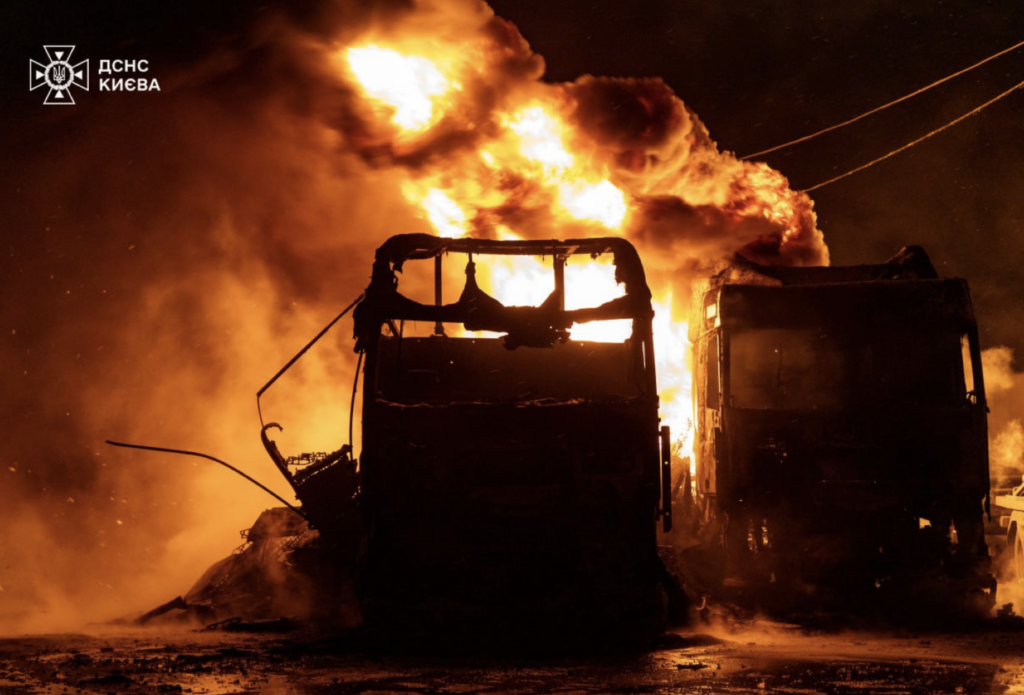 Following a massive Russian attack in Kyiv, nearly six thousand homes were left without heating.