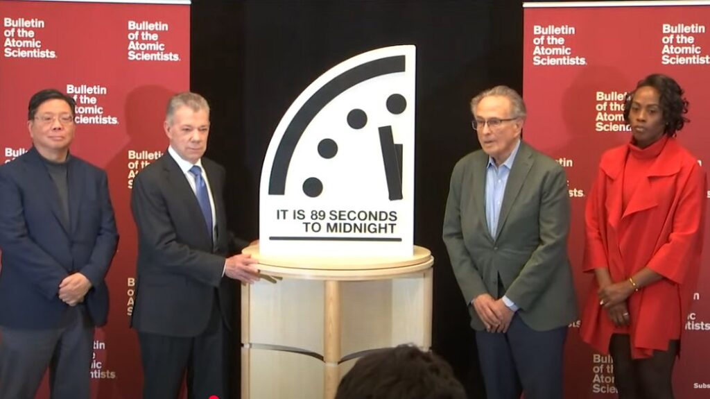 Time is running out: a new Doomsday Clock mark