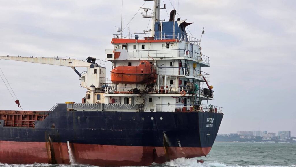 Three civilian vessels under different flags were attacked in the Strait of Hormuz