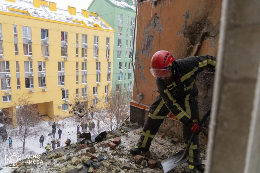 Four people died, 25 more were injured: work to eliminate the consequences of the strike has been completed in Kyiv