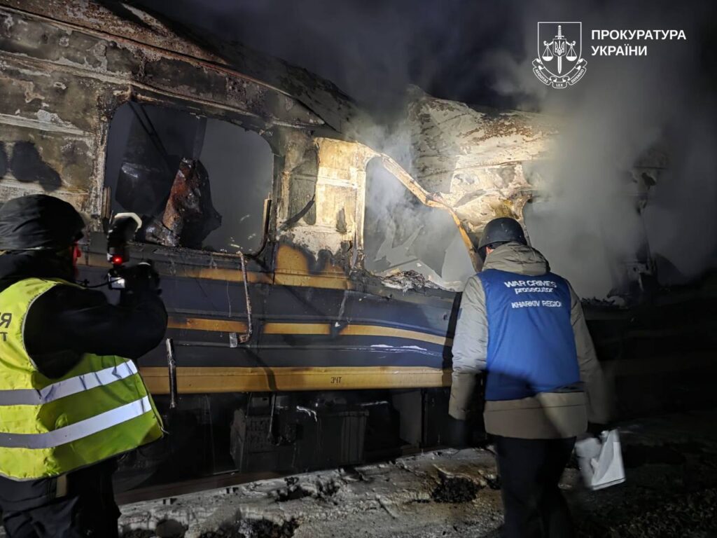 Five people died in the attack on the train – Kharkiv Prosecutor’s Office