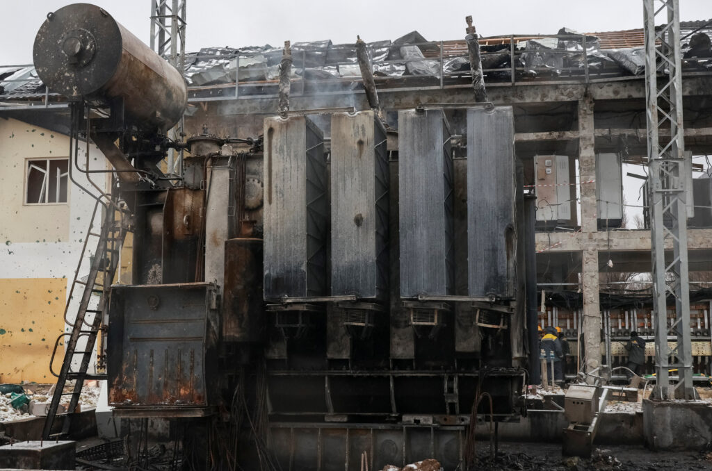 DTEK equipment caught fire in Dnipropetrovsk region due to a Russian drone attack