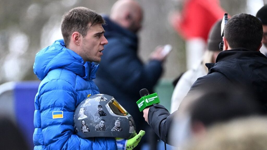 Vladislav Geraskevych was not allowed to the Olympics because of his “memory helmet”