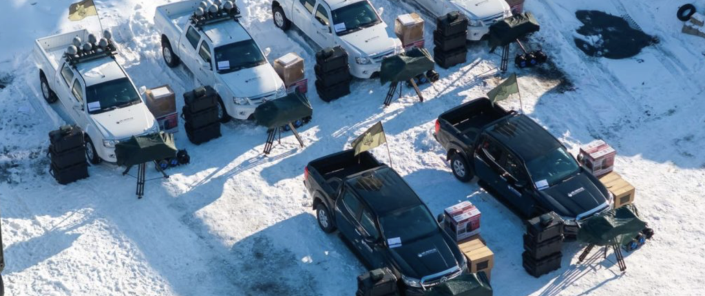 Poroshenko handed over a batch of Ai-Petri to the troops; the next one will go to defend Kyiv.
