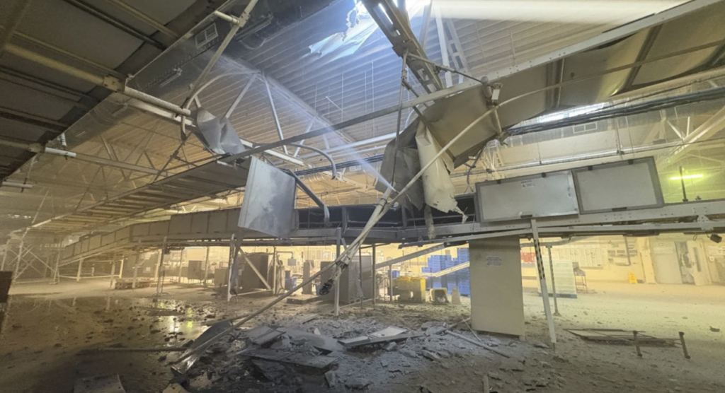 Russia struck the American Mondelez factory in Trostyanets.