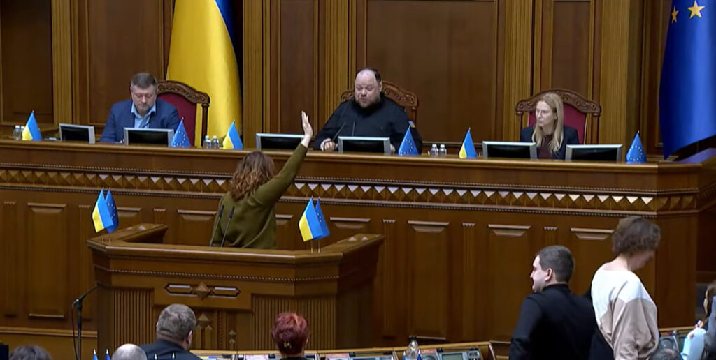 “I will not allow the meeting to be held”: a scandal broke out between Bezugla and Stefanchuk in the Rada