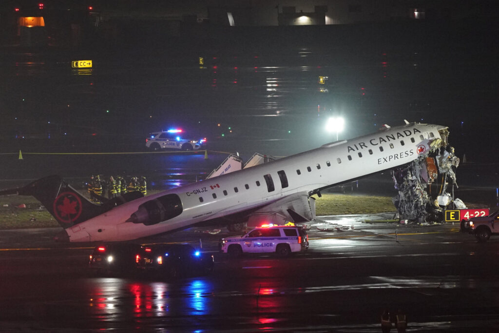 Air Canada plane collides with fire truck at US airport, at least 60 injured