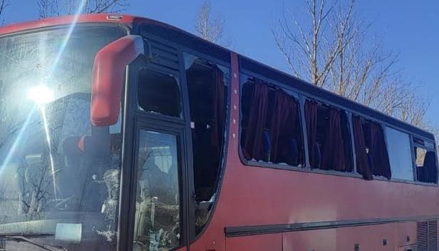 Russians shelled a bus in the Kharkiv region: one person was killed and one was injured