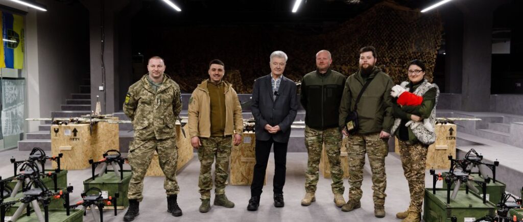 There is no time for fatigue at the front: Poroshenko transferred drones to units where people’s deputies of the eighth convocation are fighting