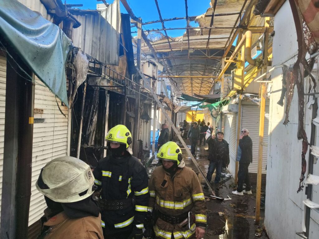 A fire broke out at the Odessa “7th Kilometer” market: first details